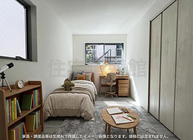 子供部屋にもちょうど良い大きさのお部屋です。