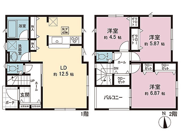 間取図です。図面と異なる場合は現況を優先させていただきます。