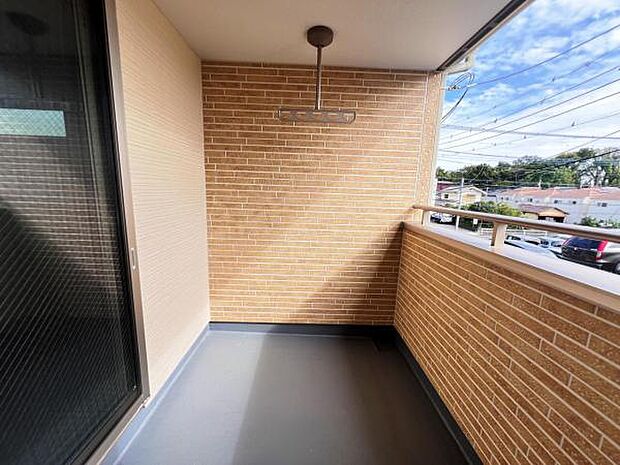 お洗濯ものを気持ち良く太陽の光で干せるのが嬉しいですね。