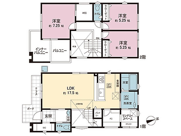 間取図です。図面と異なる場合は現況を優先させていただきます。