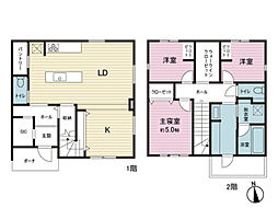 東大和市芋窪5丁目　　No.3 3LDKの間取り