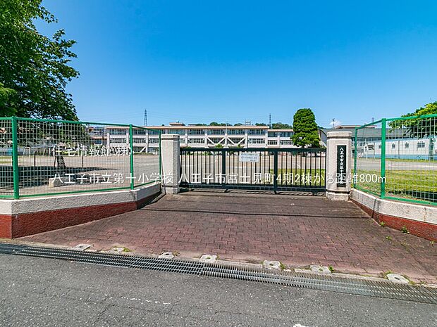 八王子市立第十小学校まで約800m(徒歩10分)