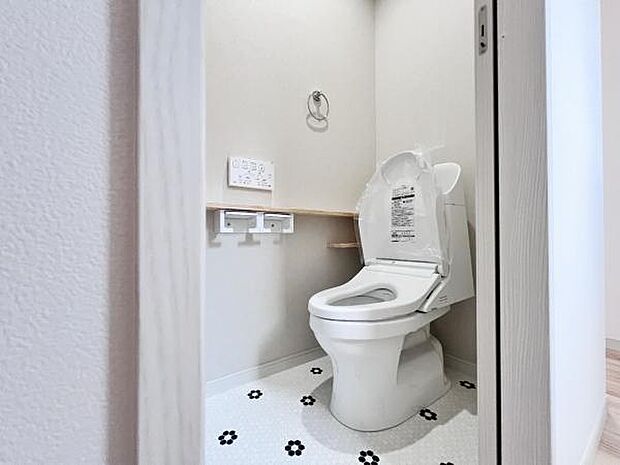 ほっと安らげるトイレ空間です。