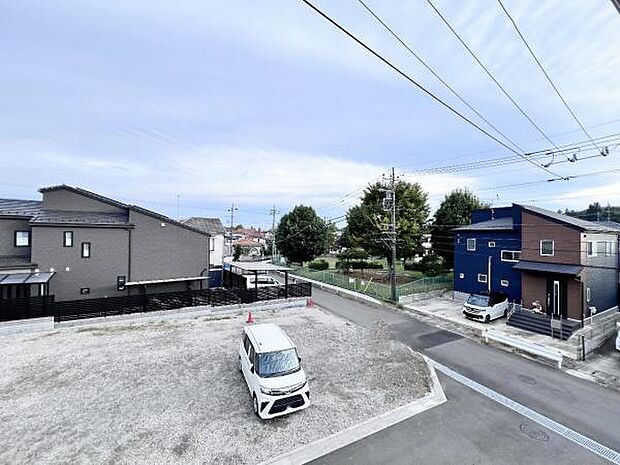 お住まいからの眺望です。日当たり良好です。