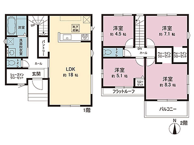 間取図です。図面と異なる場合は現況を優先させていただきます。