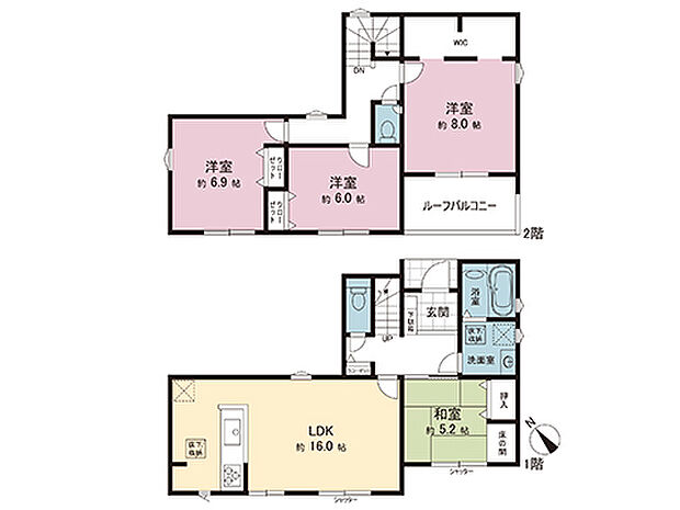 間取図です。図面と異なる場合は現況を優先させていただきます。
