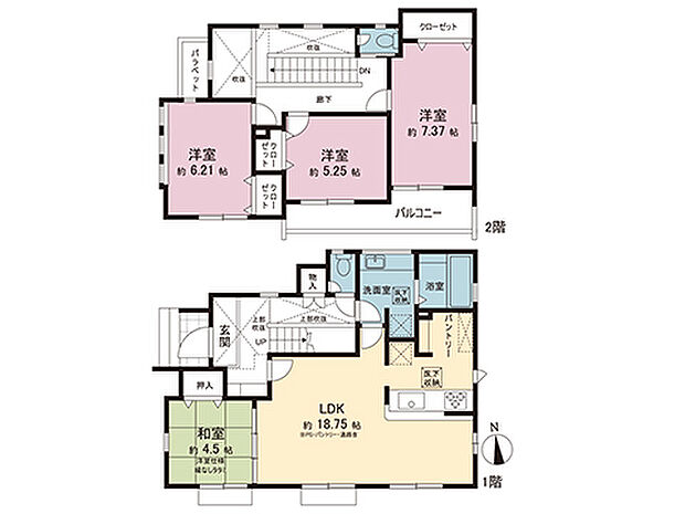 間取図です。図面と異なる場合は現況を優先させていただきます。