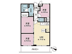 間取図画像 3LDK