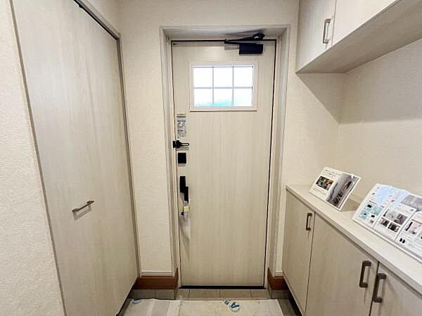いつも気持ちよくご家族を迎えられる玄関です。