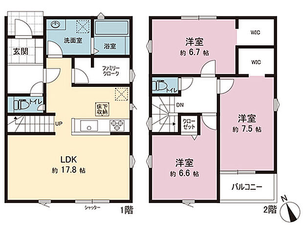 間取図です。図面と異なる場合は現況を優先させていただきます。