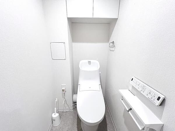 ほっと安らげるトイレ空間です。