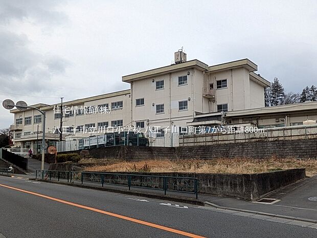 八王子市立川口小学校まで約800m(徒歩10分)