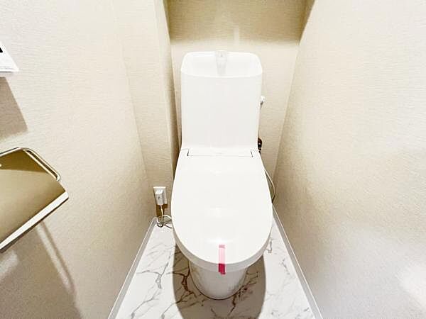 ほっと安らげるトイレ空間です。