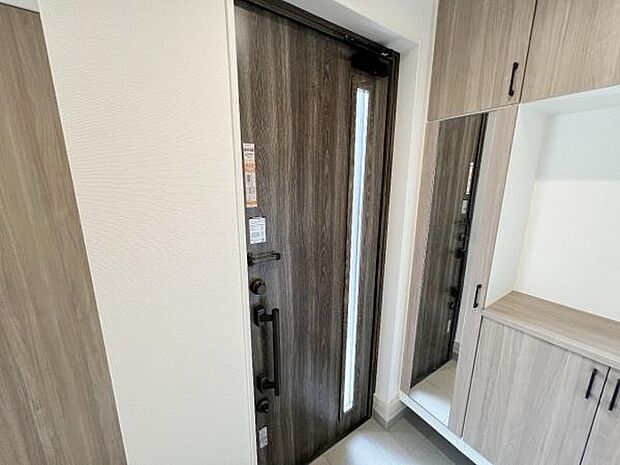 いつも気持ちよくご家族を迎えられる玄関です。
