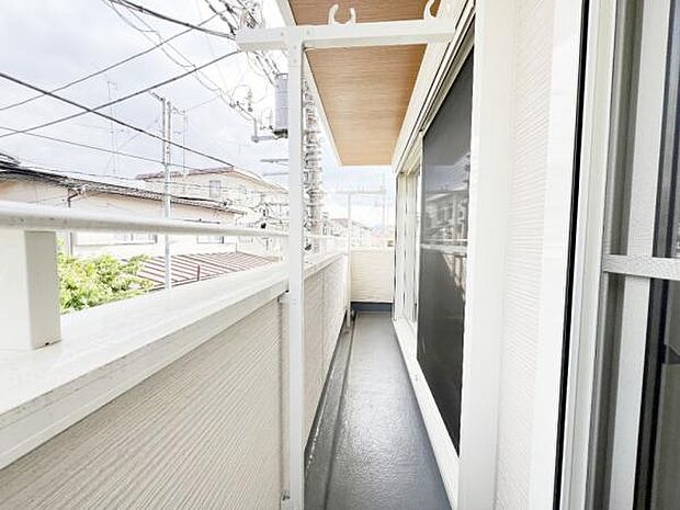 お洗濯ものを気持ち良く太陽の光で干せるのが嬉しいですね。