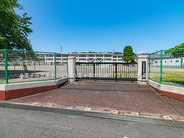 八王子市立第十小学校まで約710m（徒歩9分）