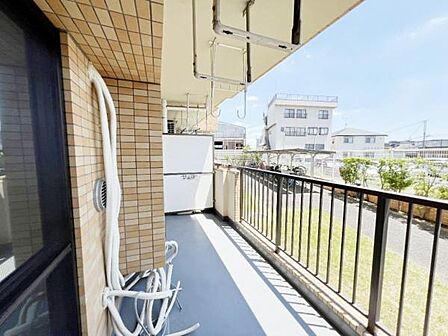 お洗濯ものを気持ち良く太陽の光で干せるのが嬉しいですね。