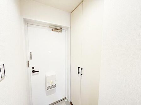 散らかりがちな玄関もスッキリの玄関収納付。