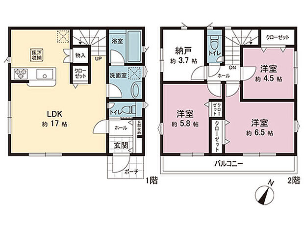 間取図です。図面と異なる場合は現況を優先させていただきます。