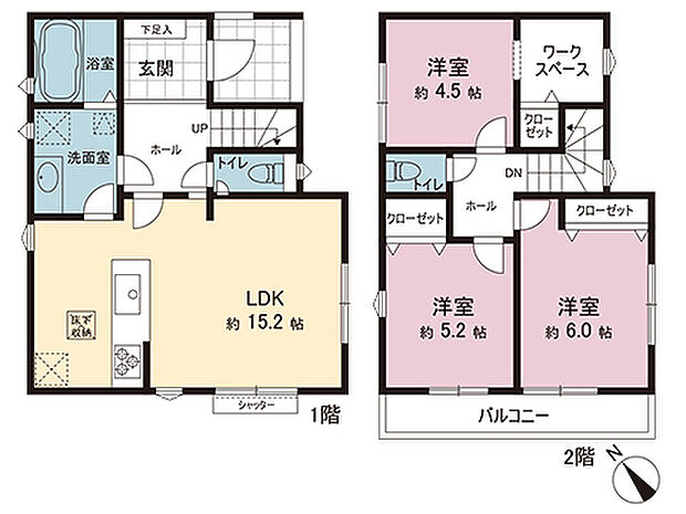 間取図です。図面と異なる場合は現況を優先させていただきます。