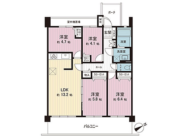 間取図です。図面と異なる場合は現況を優先させていただきます。