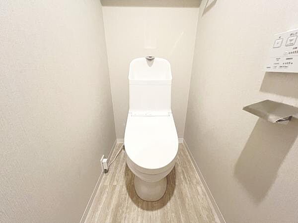 ほっと安らげるトイレ空間です。