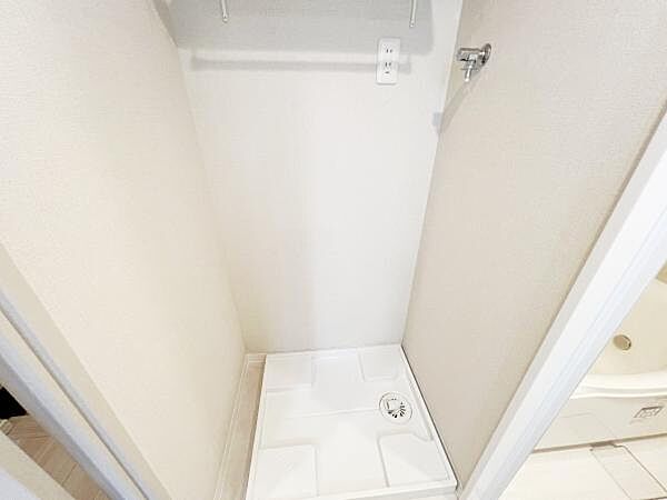 洗濯機置場です。