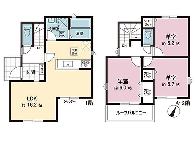 間取図です。図面と異なる場合は現況を優先させていただきます。