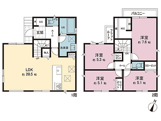 間取図です。図面と異なる場合は現況を優先させていただきます。