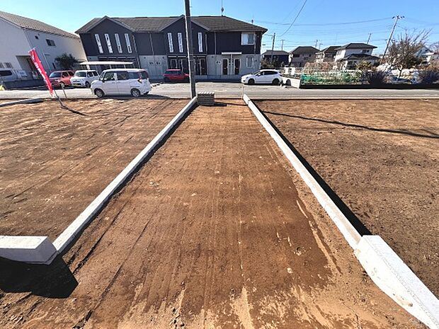 敷地内の路地状部分です。