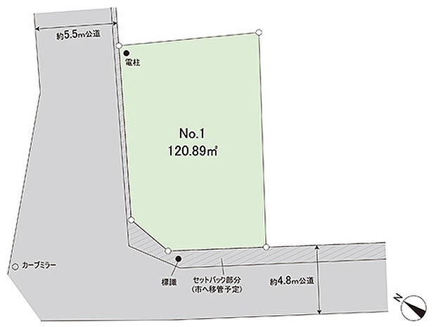 区画図です。図面と異なる場合は現況を優先させていただきます。