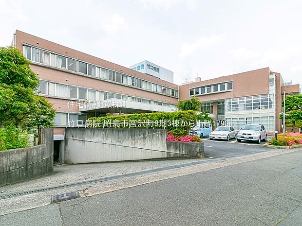 竹口病院まで約1790m(徒歩23分)