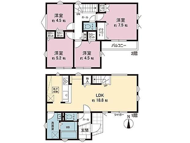 間取図です。図面と異なる場合は現況を優先させていただきます。