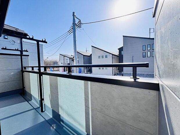 お洗濯ものを気持ち良く太陽の光で干せるのが嬉しいですね。