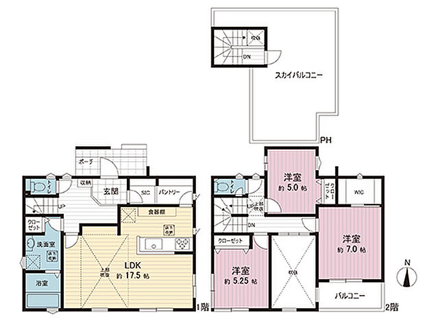 間取図です。図面と異なる場合は現況を優先させていただきます。