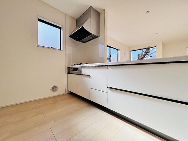 料理の時間が楽しくなるキッチンスペースです。