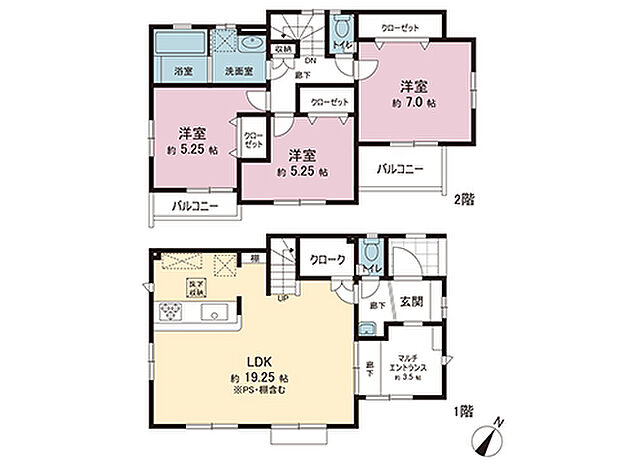 間取図です。図面と異なる場合は現況を優先させていただきます。