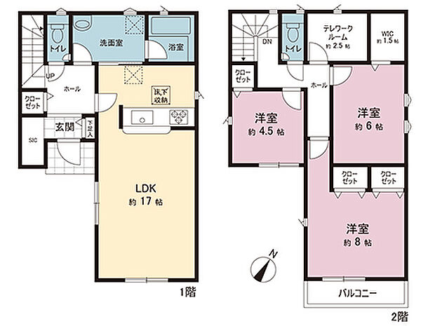 間取図です。図面と異なる場合は現況を優先させていただきます。