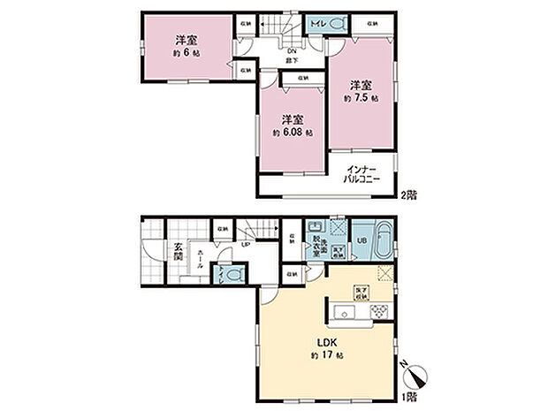 間取図です。図面と異なる場合は現況を優先させていただきます。