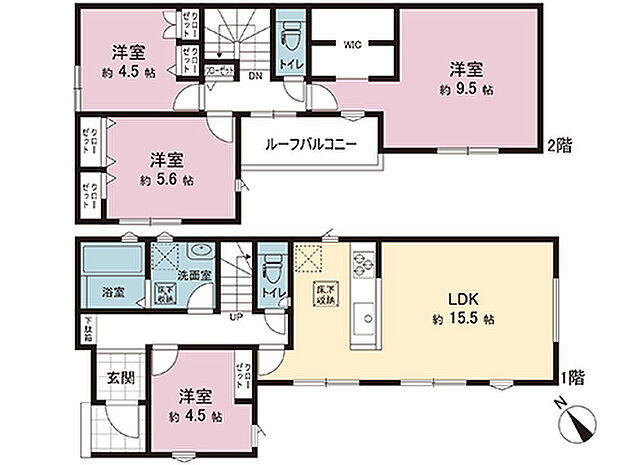 間取図です。図面と異なる場合は現況を優先させていただきます。
