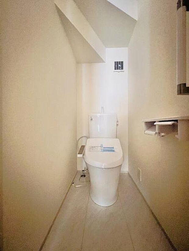 ほっと安らげるトイレ空間です。