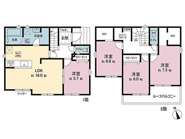 間取図です。図面と異なる場合は現況を優先させていただきます。