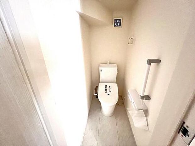 ほっと安らげるトイレ空間です。