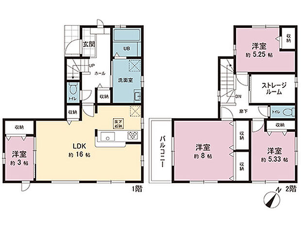 間取図です。図面と異なる場合は現況を優先させていただきます。