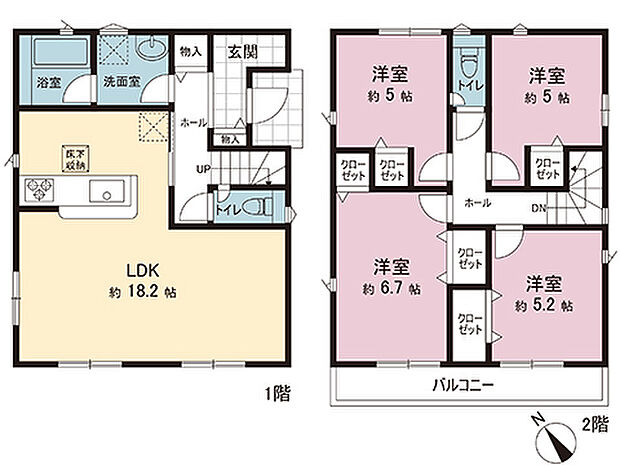 間取図です。図面と異なる場合は現況を優先させていただきます。