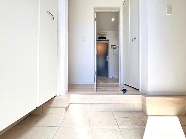 いつも気持ちよくご家族を迎えられる玄関です。