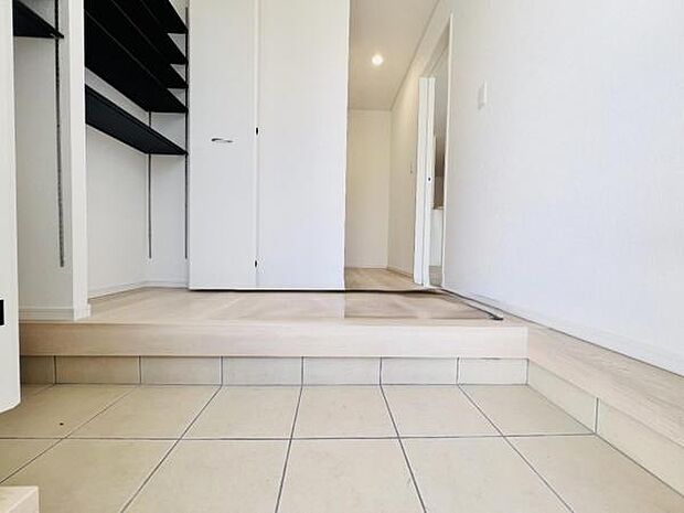 いつも気持ちよくご家族を迎えられる玄関です。