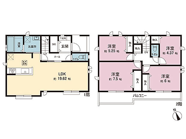 間取図です。図面と異なる場合は現況を優先させていただきます。