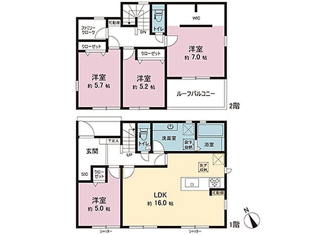 間取図です。図面と異なる場合は現況を優先させていただきます。