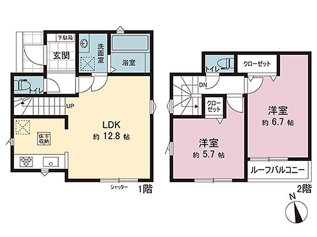 間取図です。図面と異なる場合は現況を優先させていただきます。